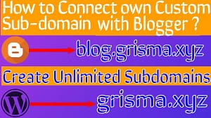 Connect Custom Subdomain With Blogger