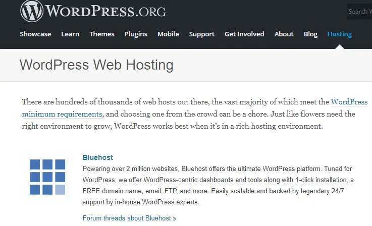 Bluehost Review - Recommended By Wordpress